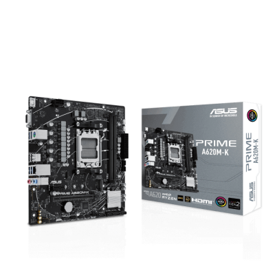 Carte Mère ASUS PRIME A620M-K AMD AM5 - DDR5, PCIe 4.0