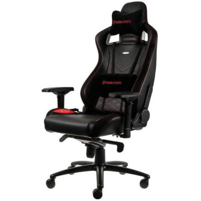 Chaise Gamer Noblechairs EPIC Black/Red - Accoudoirs 4D Réglables